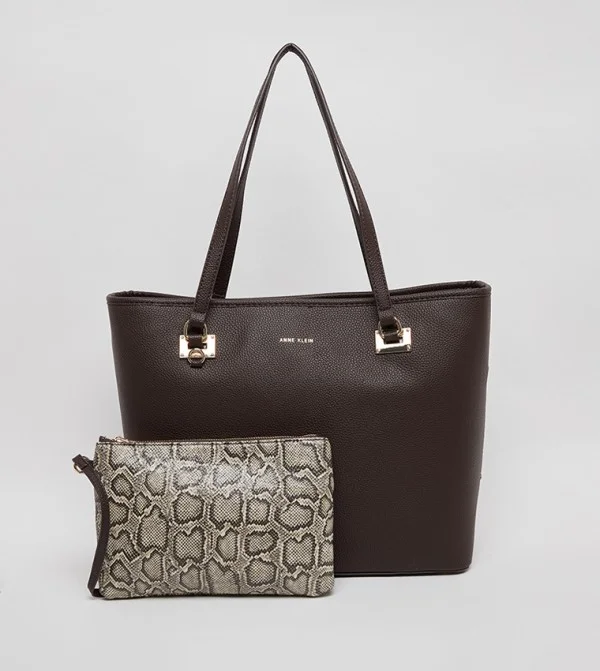 ANNE KLEIN Anne Klein Textured Tote Bag Set